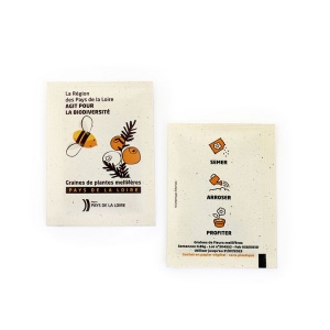 Sachet graines papier végétal 60x80 mm 2