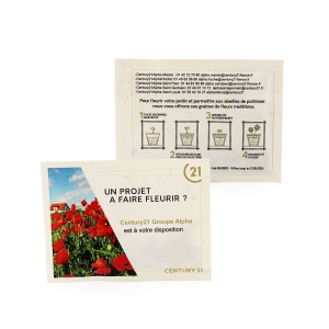 Sachet graines papier végétal 82x110 mm 3