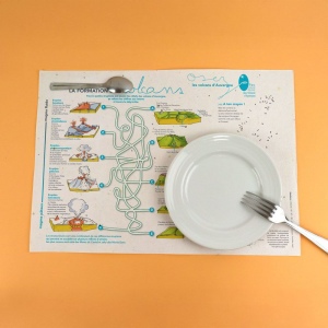 Set de table papier graines A3