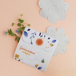 Étui confettis papier graines 3