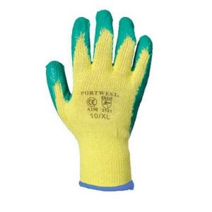 Gant tricoté enduit latex