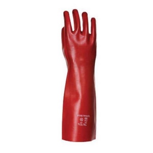 Gant pvc rouge 45 cm