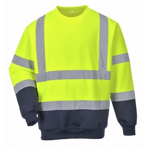 Sweatshirt bicolore hivis 2