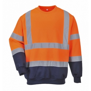 Sweatshirt bicolore hivis