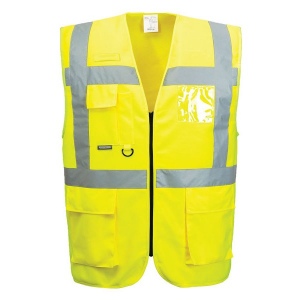 Gilet hi-vis avec porte-badge