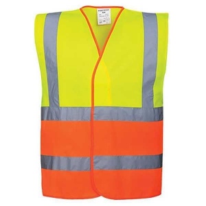 Gilet hi-vis bicolore