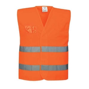 Gilet hi-vis semi-grillagé