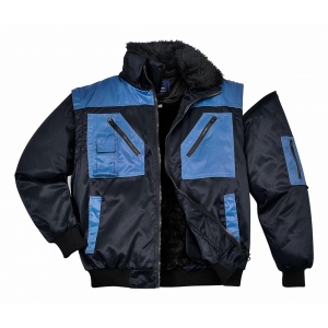 Blouson pilote bicolore 3