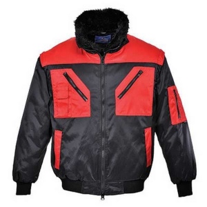 Blouson pilote bicolore