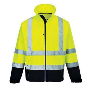 Softshell bicolore hi-vis