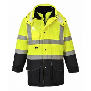 Parka hi-vis trafic contraste 2