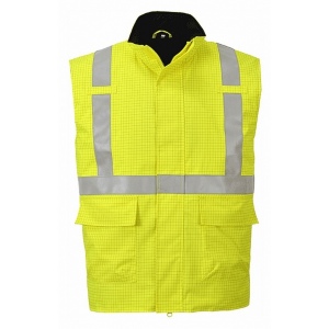 Bodywarmer hi-vis bizflame 2
