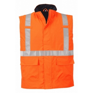 Bodywarmer hi-vis bizflame
