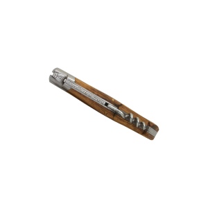 Couteau 'Tradition', 12cm, tire-bouchon, frêne exotique (avec étui) 6