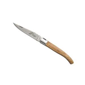 Couteau 'Tradition', 11cm, frêne exotique (avec étui) 4