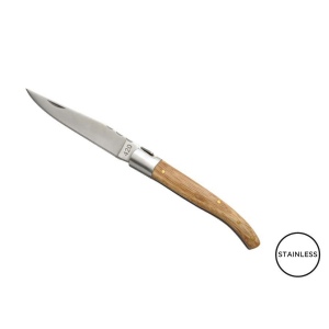Couteau 'Tradition', 11cm, frêne exotique (avec étui) 2