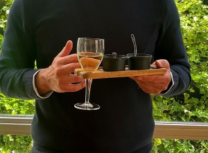 Planche individuelle apéro en acacia 'Shokki' 6