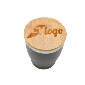 Mug isotherme 'Nagano' avec couvercle en bambou (L) 4