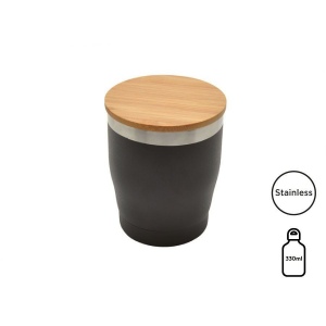 Mug isotherme 'Nagano' avec couvercle en bambou (L) 2
