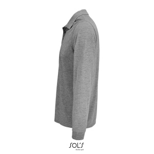 Polo unisexe manches longues polycoton - PRIME LSL 32