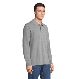 Polo unisexe manches longues polycoton - PRIME LSL 40