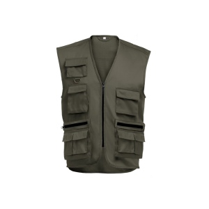 THC PIXEL. Gilet (200 g/m²) en polyester et coton 5