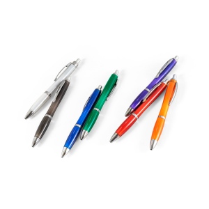 SWING rPET. Stylo bille en PET recyclé (100% rPET) avec attache métallique 11
