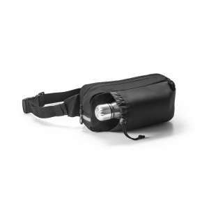 DELFOS POUCH. Sac de taille en 300D polyester recyclé et 600D polyester recyclé avec éléments réfléchissants 9