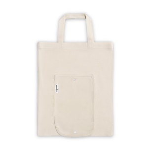 BEIRUT. Sac pliable en coton (50%), coton recyclé (30%) et polyester (20% rPET) (140 g/m²) 2