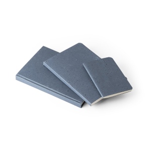 COFFEEPAD SEMI-RIGID. Bloc-notes A5 avec couverture semi-rigide fabriquée à partir de déchets de coques de café (65%) 4