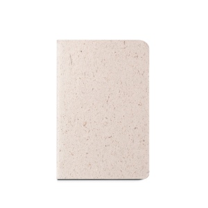 ORGANIC SOFT. Bloc-notes A6 avec couverture souple fabriquée à partir de matière organique d'éléphant (80%) 3