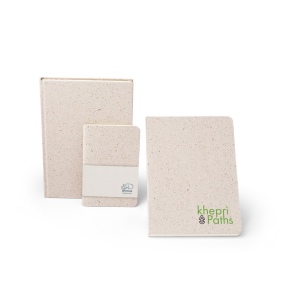 ORGANIC SOFT. Bloc-notes A6 avec couverture souple fabriquée à partir de matière organique d'éléphant (80%) 4