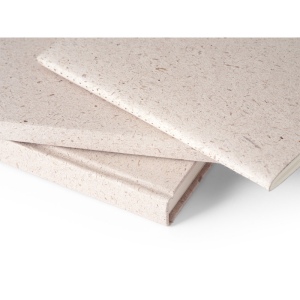 ORGANIC RIGID. Bloc-notes A5 avec couverture rigide fabriquée à partir de matière organique d'éléphant (80%) 6