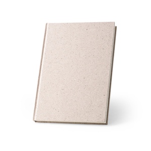 ORGANIC RIGID. Bloc-notes A5 avec couverture rigide fabriquée à partir de matière organique d'éléphant (80%) 2