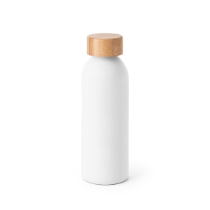 QUETA. Bouteille 550mL en aluminium avec bouchon en bambou 3
