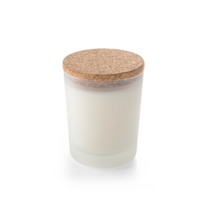 DUVAL. Bougie aromatique dans une coupe en verre avec couvercle en liège 180 g 3