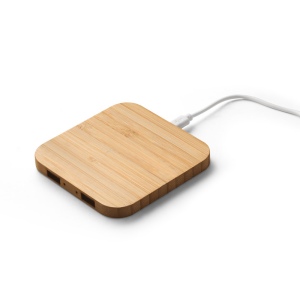 DALTON. Chargeur sans fil 15W superfast en bambou 2