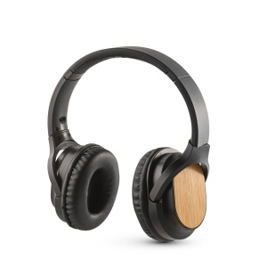 GOULD. Casque sans fil pliable avec autonomie de 4 heures en bambou et ABS 2
