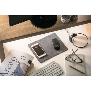 KHAN. Souris sans fil avec batterie 500mAh en ABS recyclé (100 % rABS) 6