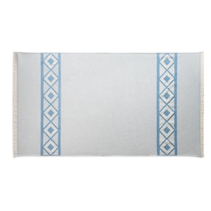MALEK. Serviette de toilette multifonctionnelle et de bain (350g/m²) en coton léger et résistant (85%) et en coton recyclé (15%) 5