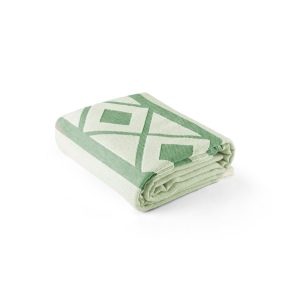 MALEK. Serviette de toilette multifonctionnelle et de bain (350g/m²) en coton léger et résistant (85%) et en coton recyclé (15%) 15