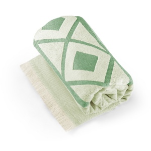 MALEK. Serviette de toilette multifonctionnelle et de bain (350g/m²) en coton léger et résistant (85%) et en coton recyclé (15%) 16
