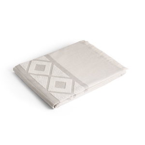 MALEK. Serviette de toilette multifonctionnelle et de bain (350g/m²) en coton léger et résistant (85%) et en coton recyclé (15%) 17