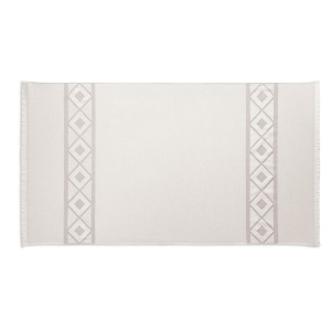 MALEK. Serviette de toilette multifonctionnelle et de bain (350g/m²) en coton léger et résistant (85%) et en coton recyclé (15%) 19