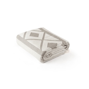 MALEK. Serviette de toilette multifonctionnelle et de bain (350g/m²) en coton léger et résistant (85%) et en coton recyclé (15%) 20