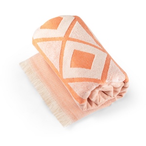 MALEK. Serviette de toilette multifonctionnelle et de bain (350g/m²) en coton léger et résistant (85%) et en coton recyclé (15%) 25