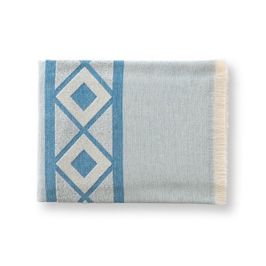 MALEK. Serviette de toilette multifonctionnelle et de bain (350g/m²) en coton léger et résistant (85%) et en coton recyclé (15%) 10