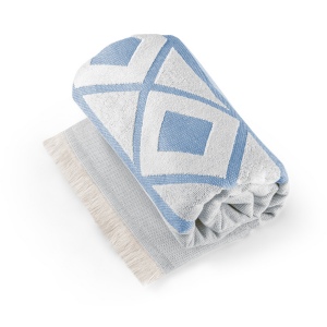 MALEK. Serviette de toilette multifonctionnelle et de bain (350g/m²) en coton léger et résistant (85%) et en coton recyclé (15%) 12