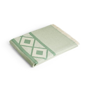 MALEK. Serviette de toilette multifonctionnelle et de bain (350g/m²) en coton léger et résistant (85%) et en coton recyclé (15%) 3