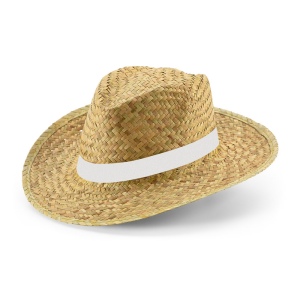 JEAN RIB. Chapeau en paille naturelle avec ruban sublimé 2